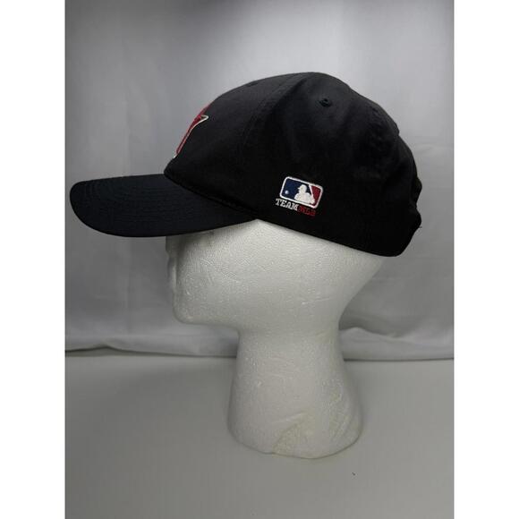 Houston Astros Hat Cap Strap Back Mens S/M‎ Black Red MLB Baseball Star Logo - Picture 4 of 9